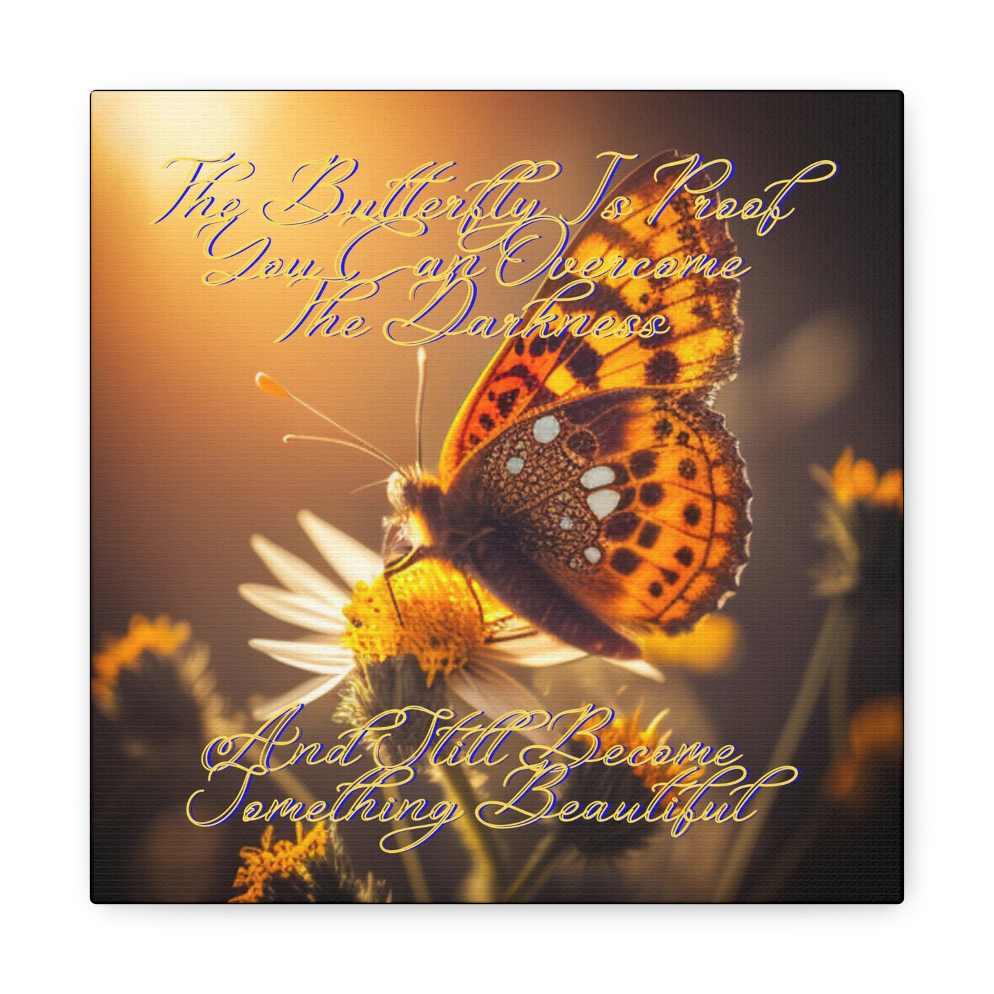 The butterfly Canvas Gallery Wraps