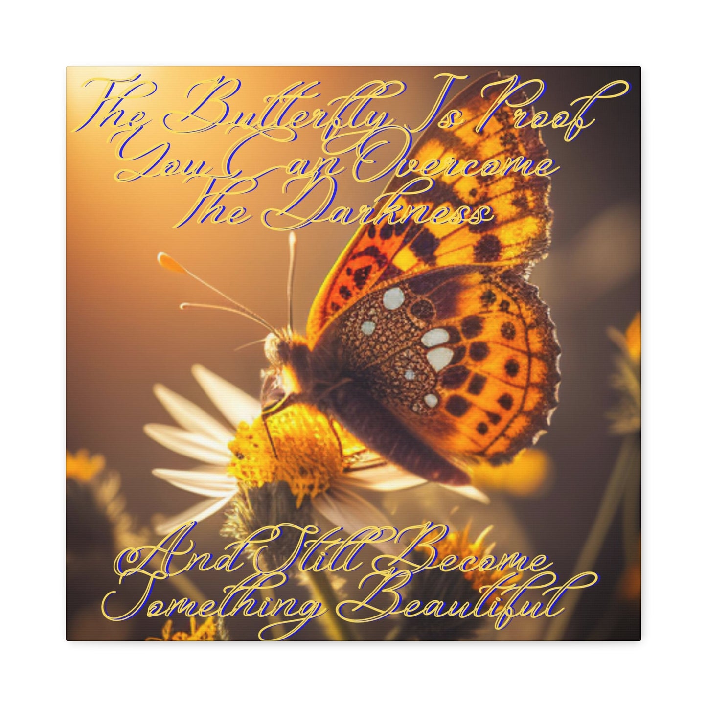 The butterfly Canvas Gallery Wraps