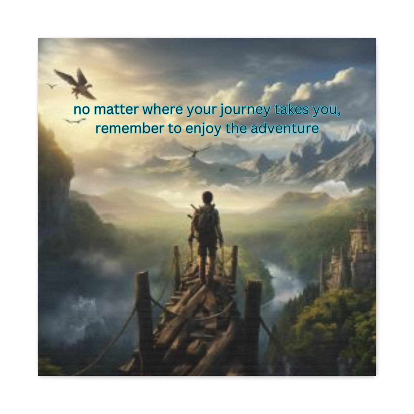 Enjoy Your Journey Canvas Gallery Wraps