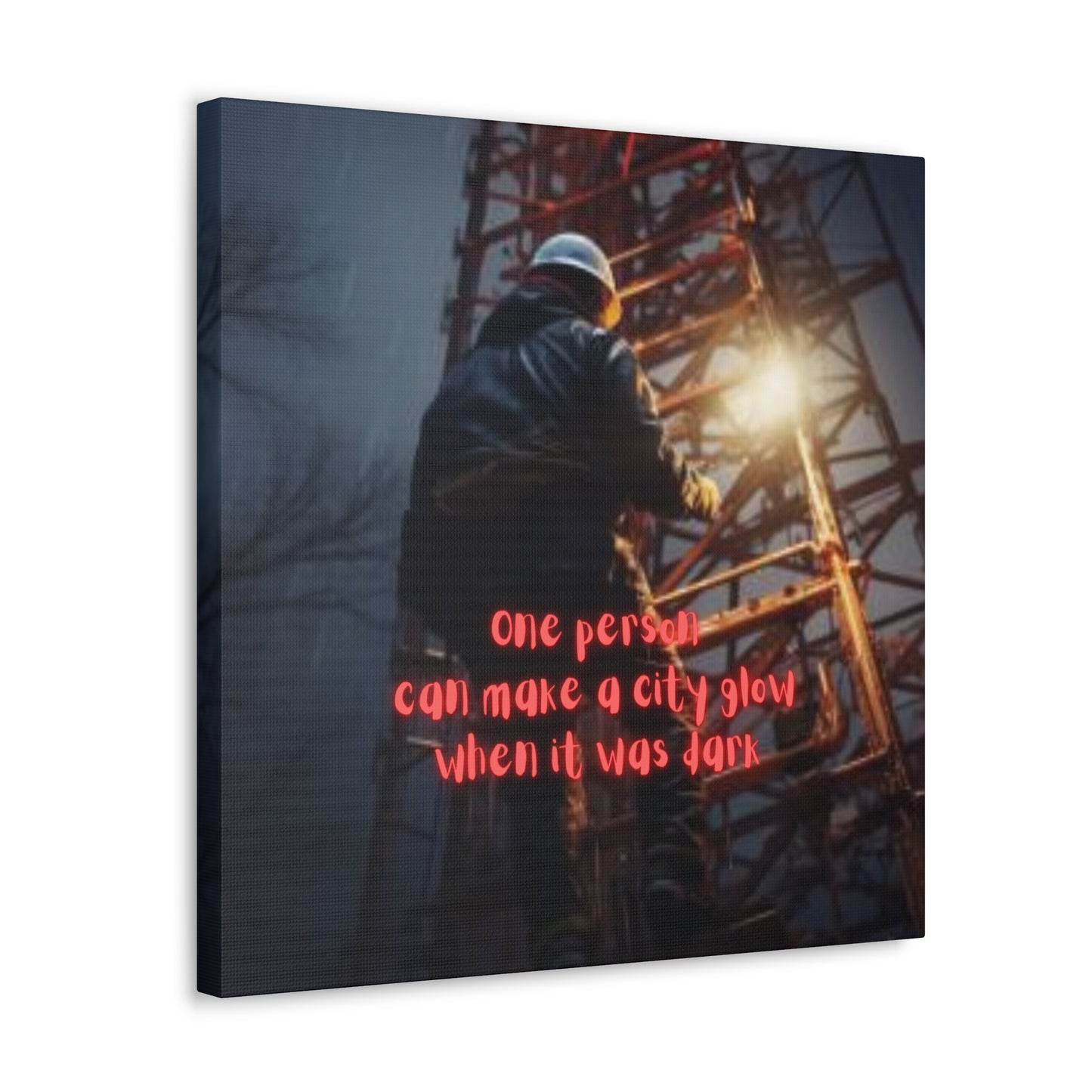 One person is all it takes to impact others Canvas Gallery Wraps