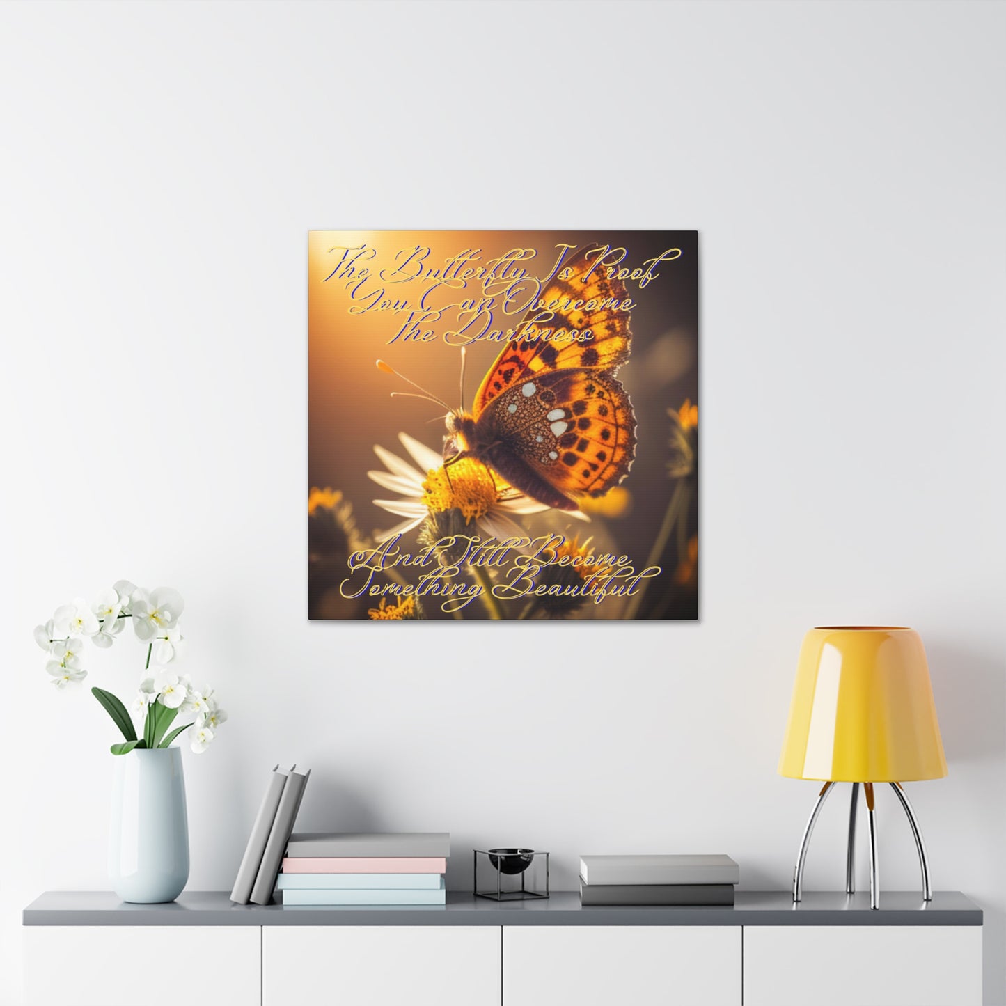 The butterfly Canvas Gallery Wraps