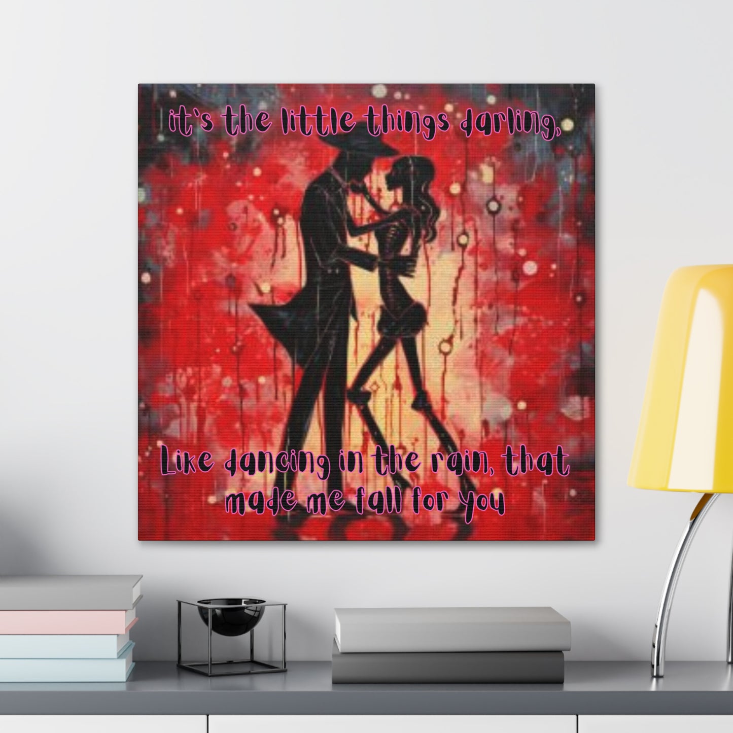 Dance in the rain Canvas Gallery Wraps