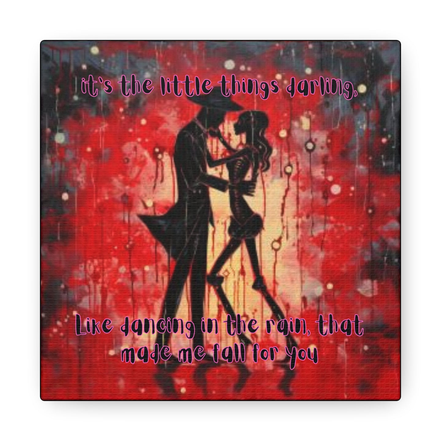 Dance in the rain Canvas Gallery Wraps