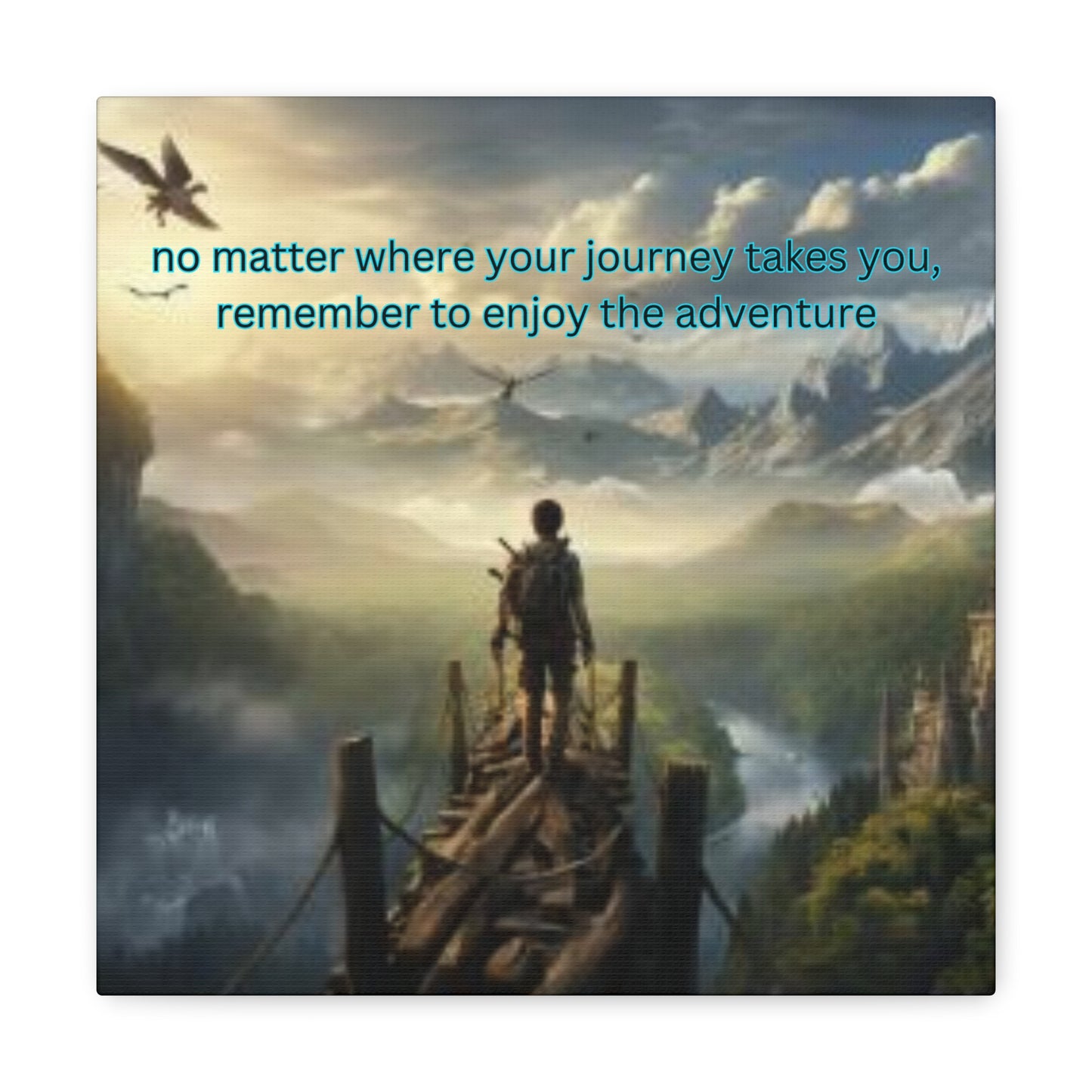 Enjoy Your Journey Canvas Gallery Wraps