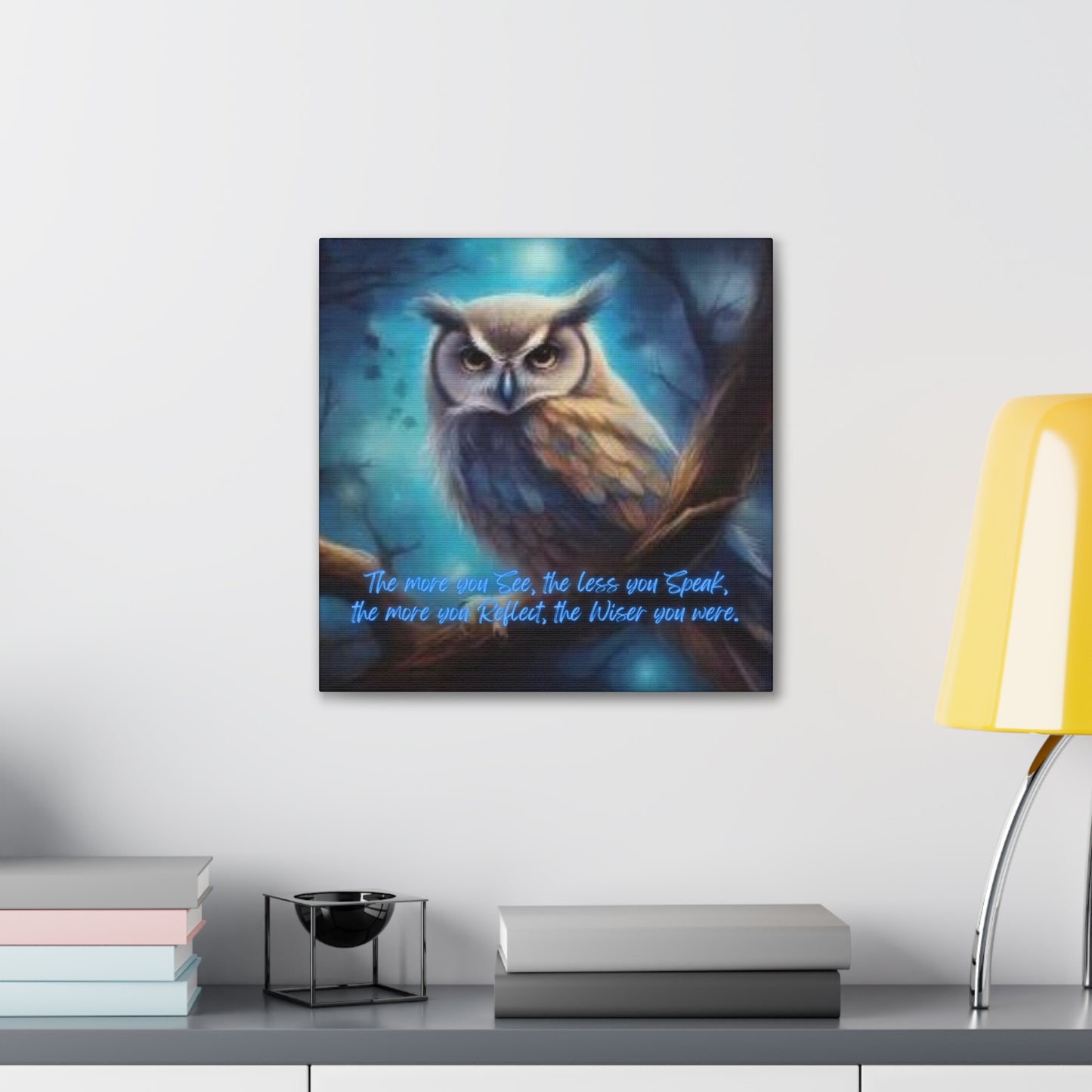 Wise Owl Canvas Gallery Wraps