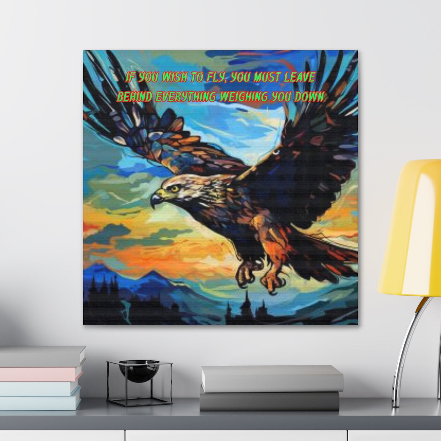 If you wish to fly Canvas Gallery Wraps