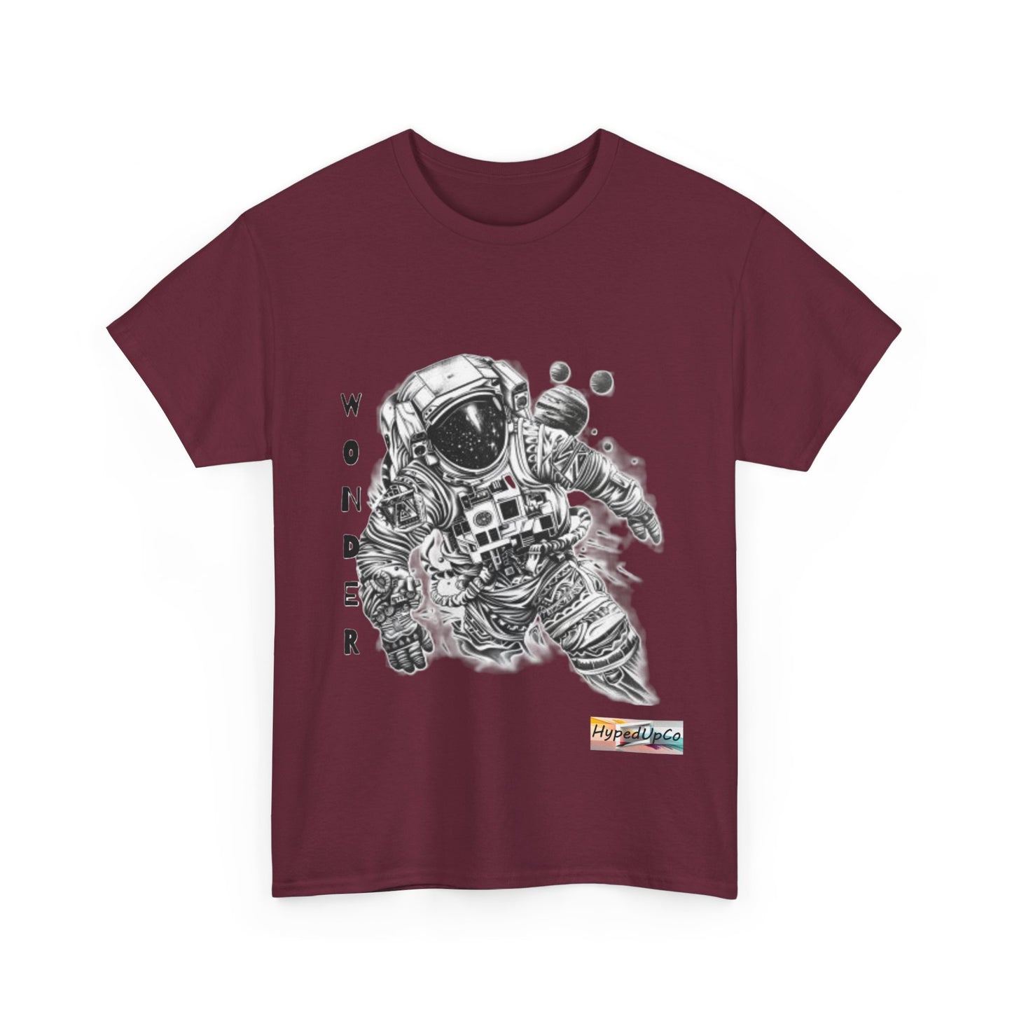 Wonder like an astronaut Unisex Heavy Cotton Tee