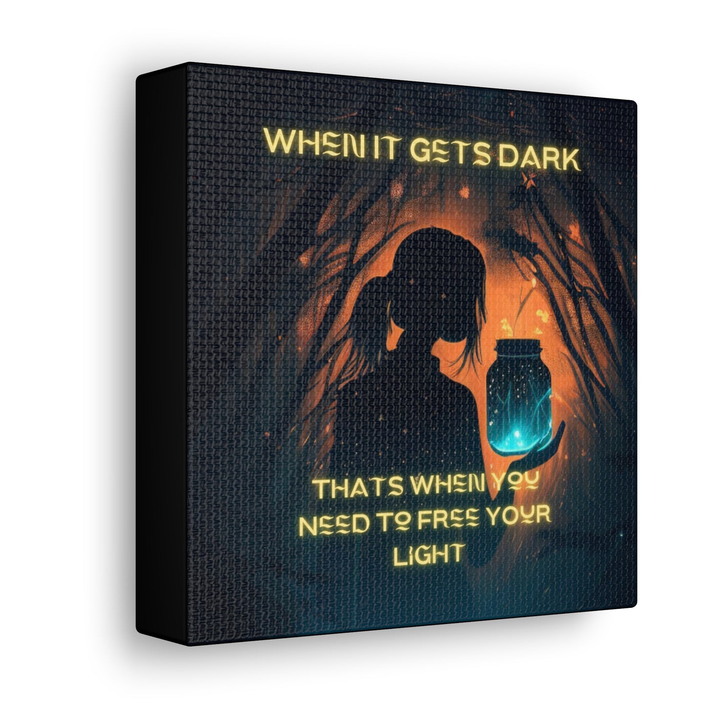 When It Gets Dark Canvas Gallery Wraps