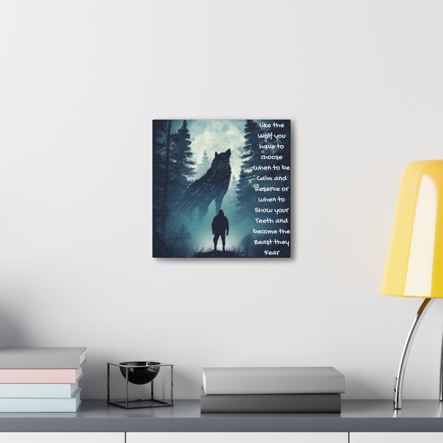 fear the wolf Canvas Gallery Wraps