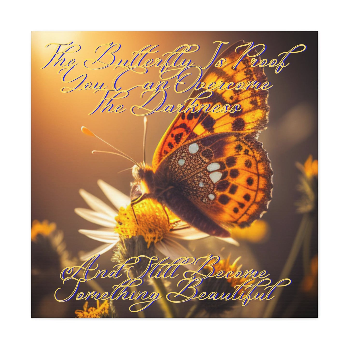 The butterfly Canvas Gallery Wraps