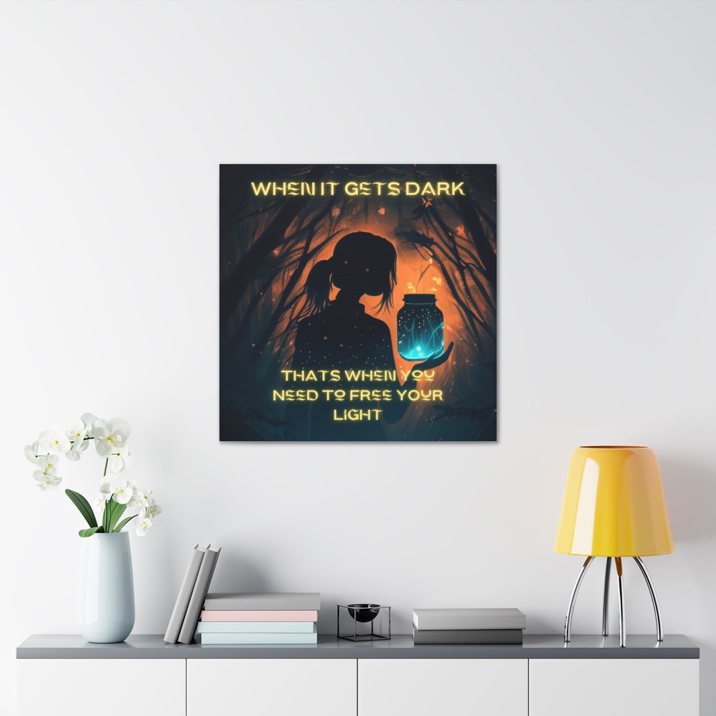 When It Gets Dark Canvas Gallery Wraps