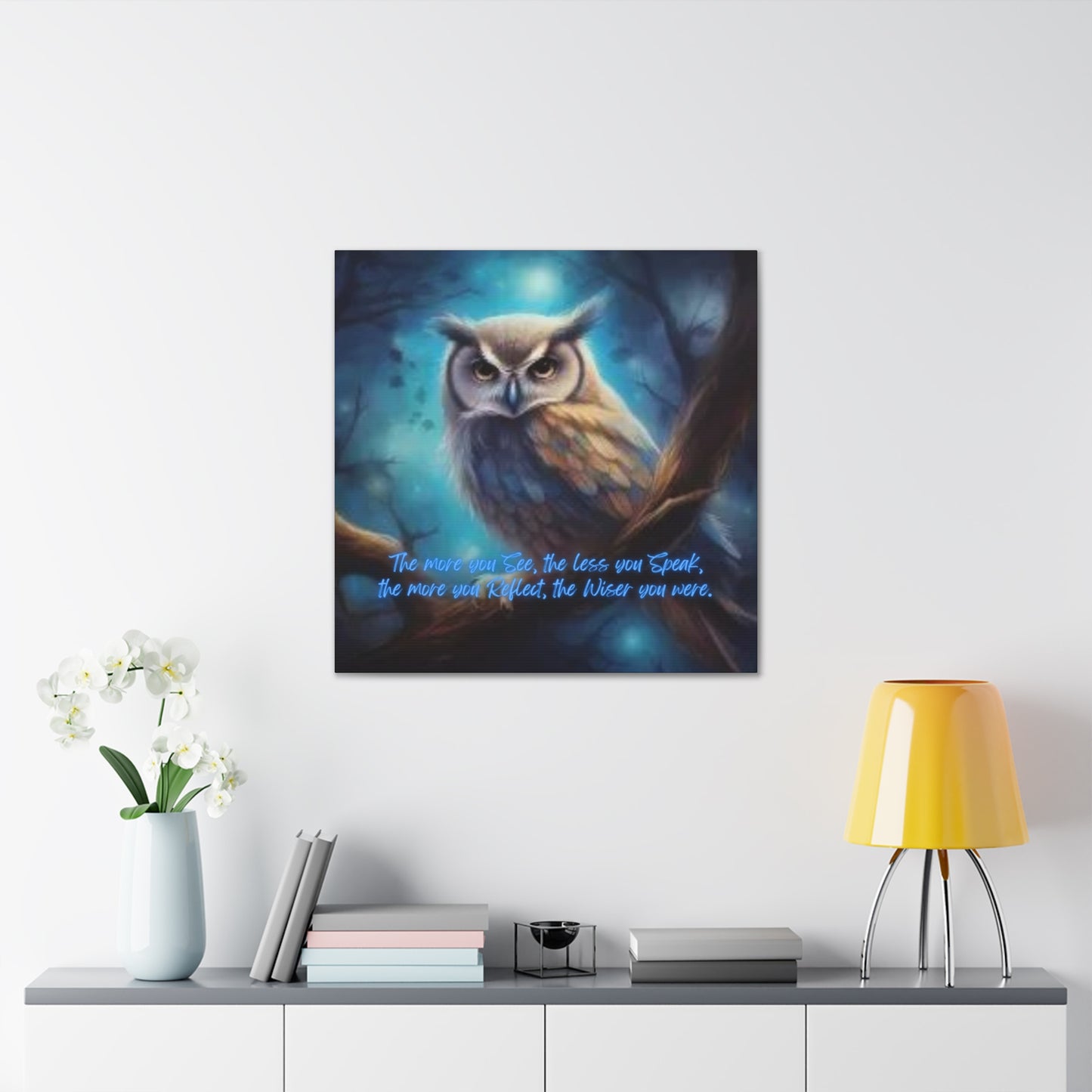 Wise Owl Canvas Gallery Wraps