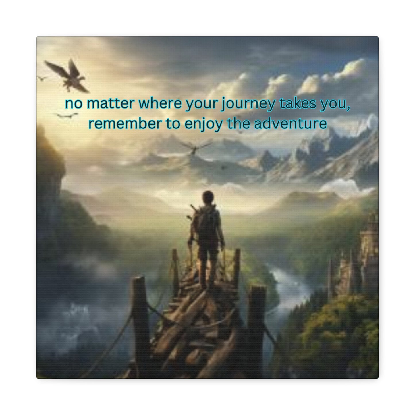 Enjoy Your Journey Canvas Gallery Wraps