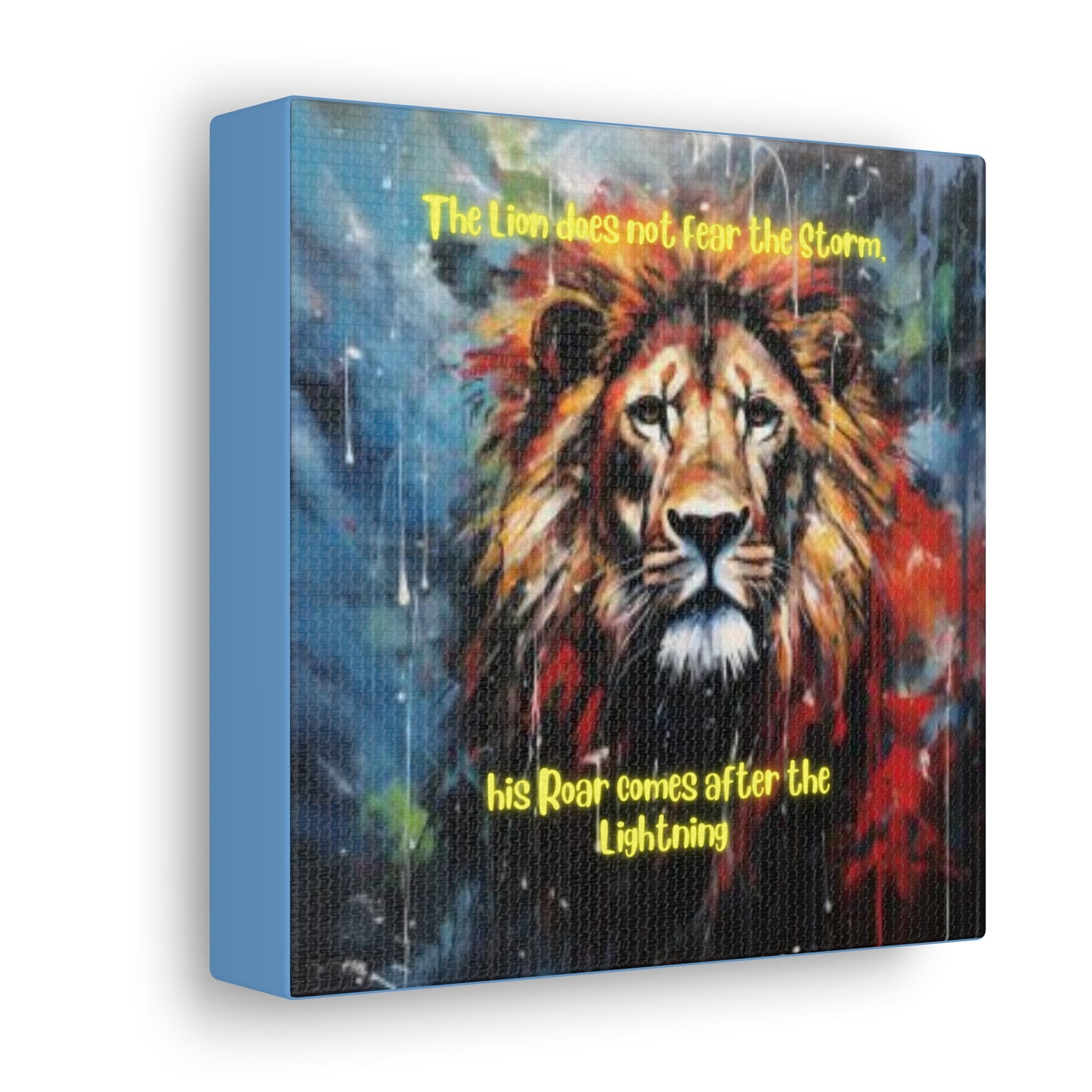 fearless lion Canvas Gallery Wraps